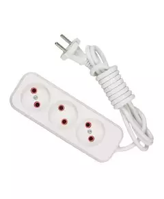 Удлинитель 3х2м без заземл. 10А IP20 LEZARD 720-0302-303