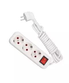 Удлинитель 3х3м с заземл. 16А IP20 с выкл. LEZARD 720-0303-302