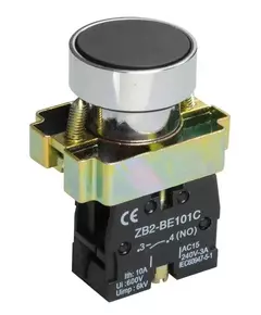 Кнопка LAY5-BA21 без подсветки черн. 1з IEK BBT60-BA-K02