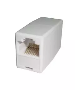 Проходник комп. гнездо-гнездо 8P-8C бел. Rexant 03-0101