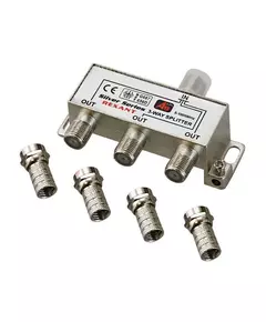 Делитель ТВ "краб" х3+4шт.F "BOX" 5-1000 МГц "Silver" Rexant 05-6102