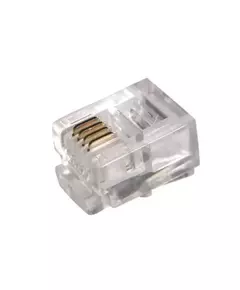 Джек телеф. 6P-4C (уп.100шт) Rexant 05-1012