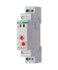 Реле времени PCR-513 (задержка вкл. 230В 8А 1перекл. IP20 монтаж на DIN-рейке) F&F EA02.001.003