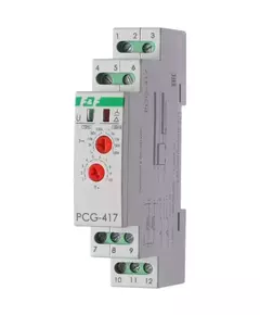 Реле времени PCG-417 (звезда-треугольник для пуска электродвиг. 230В 2х8А 2НО IP20 монтаж на DIN-рейке) F&F EA02.001.020