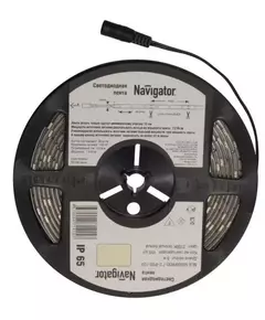 Лента светодиодная 71 414 NLS-5050WW30-7.2 IP20 12B R5 7.2Вт/м (уп.5м) Navigator 71414