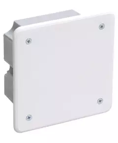 Коробка распаячная СП 92х92х45 IP20 КМ41001 (с саморезами с крышкой) IEK UKT11-092-092-040