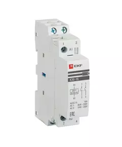 Контактор модульный КМ 16А NО+NC (1 мод.) EKF km-1-16-11