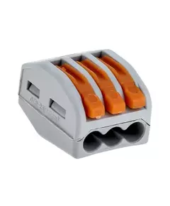 Клемма СМК-413 с рычагом 3 отверстия 0.08-2.5кв.мм (уп.100шт.) PROxima EKF plc-smk-413