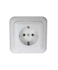 Розетка 1-м СП РС10-307 10А IP20 евро стандарт бел. БЕЛ. ЦЕРКОВЬ РС10-307
