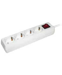Удлинитель 4х3м с заземл. 16А IP20 У04К с выкл. ПВС 3х1 IEK WYP10-16-04-03-ZK-N
