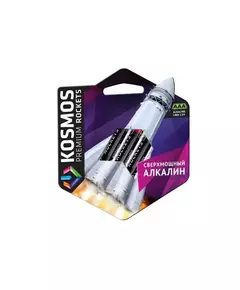 Элемент питания алкалиновый LR03 KOSMOS premium ROCKETS (блист. 4шт) Космос KOSLR03ROCKETS4BL