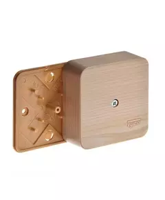 Коробка распределительная ОП 79х79х32мм IP40 сосна (светл. основа) Ruvinil 65004-27М