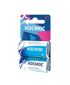 Элемент питания солевой R14 (блист.2шт) Космос KOCR142BL