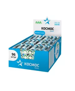 Элемент питания алкалиновый LR03 (уп.96шт) Космос KOCLR03_96BOX