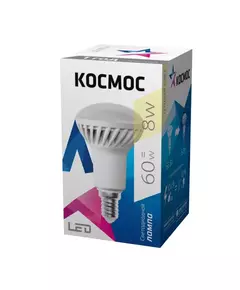 Лампа светодиодная R50 8Вт 220В E14 3000К Космос Lksm_LED8wR50E1430