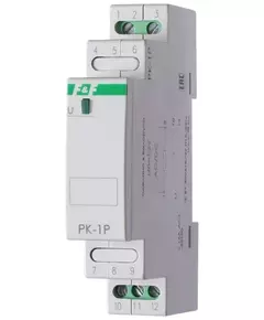 Реле промежуточное PK-1P/Un (монтаж на DIN-рейке 35мм 12В AC/DC 16А перекл.) F&F EA06.001.001