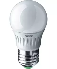 Лампа светодиодная 94 479 NLL-P-G45-5-230-4K-E27 5Вт шар 4000К бел. E27 370лм 220-240В Navigator 94479