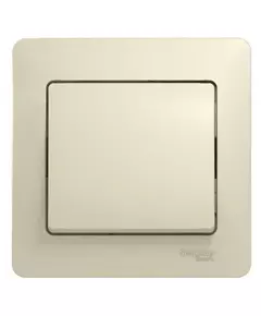 Выключатель 1-кл. СП Glossa 10А IP20 (сх. 1) 10AX в сборе беж. SchE GSL000212