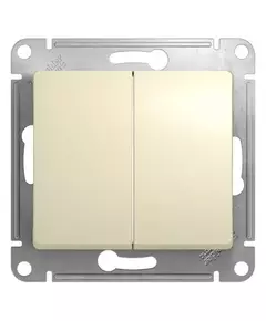 Механизм выключателя 2-кл. СП Glossa 10А IP20 (сх. 5) 10AX беж. SchE GSL000251