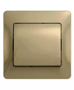 Выключатель 1-кл. СП Glossa 10А IP20 (сх. 1) 10AX в сборе титан SchE GSL000412