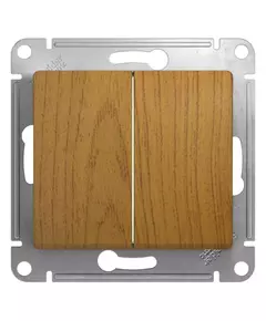 Механизм выключателя 2-кл. СП Glossa 10А IP20 (сх. 5) 10AX дуб SchE GSL000551