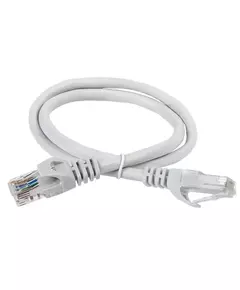 Патч-корд кат.5е UTP 1м сер. ITK PC01-C5EU-1M