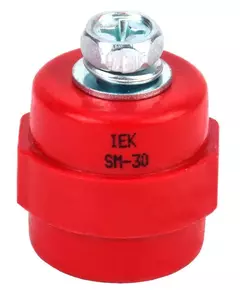 Изолятор SM30 (М8) силовой с болтом IEK YIS11-30-08-B