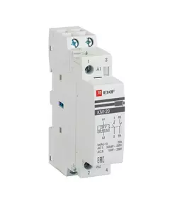 Контактор модульный КМ 20А NО+NC (1 мод.) EKF km-1-20-11