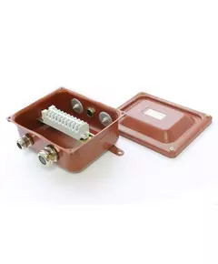 Коробка КЗНС-08 УХЛ1.5 IP65 с латунными сальниками ЗЭТАРУС zeta30314