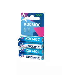 Элемент питания солевой R03 4хBL (блист.4шт) Космос KOCR034BL