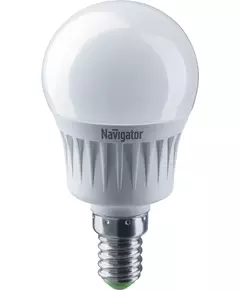 Лампа светодиодная 94 466 NLL-G45-7-230-2.7K-E14 7Вт шар 2700К тепл. бел. E14 500лм 176-264В Navigator 94466