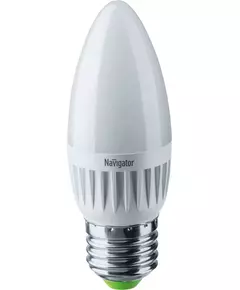 Лампа светодиодная 94 494 NLL-C37-7-230-4K-E27-FR 7Вт свеча 4000К бел. E27 560лм 176-264В Navigator 94494