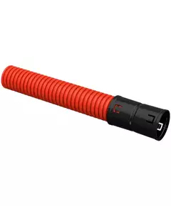 Труба гофрированная двустенная ПНД d50мм с муфтой красн. (уп.50м) IEK CTG12-050-K04-050-R