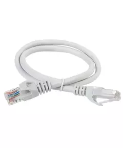 Патч-корд кат.5е UTP 0.5м сер. ITK PC01-C5EU-05M