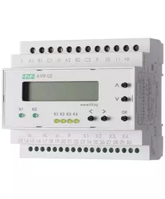 Устройство управления резервным питанием AVR-02 (3х400В+N; 5 перекл. х8А; IP20) F&F EA04.006.004