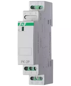 Реле промежуточное PK-2P/Un (монтаж на DIN-рейке 35мм 24В AC/DC 2х8А 2P IP20) F&F EA06.001.008