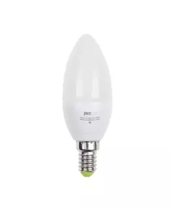 Лампа светодиодная PLED-ECO-C37 5Вт свеча 3000К тепл. бел. E14 400лм 220-240В JazzWay 1036834A