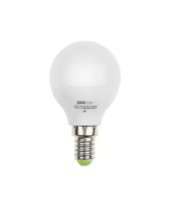 Лампа светодиодная PLED-ECO-G45 5Вт шар 3000К тепл. бел. E14 400лм 220-240В JazzWay 1036896A