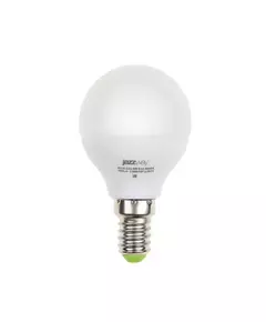 Лампа светодиодная PLED-ECO-G45 5Вт шар 4000К бел. E14 400лм 220-240В JazzWay 1036926A