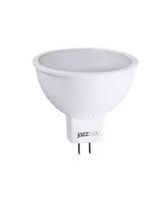 Лампа светодиодная PLED-ECO-JCDR 5Вт 3000К тепл. бел. GU5.3 400лм 220-240В JazzWay 1037077A