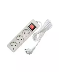 Удлинитель 3х1.5м с заземл. 10А IP20 2.2кВт с выкл. Союз 481S-7301