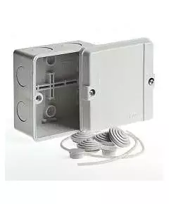 Коробка ОП Тусо распаячная 98х98х60мм сер. IP65 Ruvinil 67048