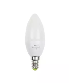 Лампа светодиодная PLED-ECO-C37 5Вт свеча 3000К тепл. бел. E27 400лм 230В JazzWay 2855312A