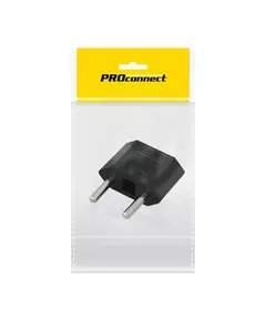 Переходник сетевой плоский "Тефаль" черн. (инд. упак.) PROCONNECT 11-1042-9
