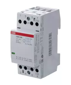 Контактор ESB25-40N-06 модульный (25А АС-1 4НО) катушка 230В AC/DC ABB 1SAE231111R0640
