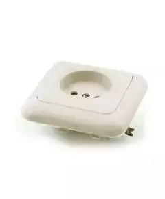 Розетка 1-м СП РС10-005 10А IP20 бел. БЕЛ. ЦЕРКОВЬ РС10-005