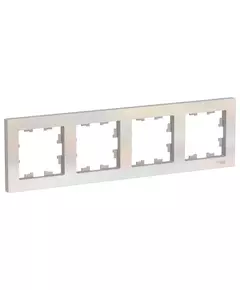 Рамка 4-м AtlasDesign универс. жемчуж. SchE ATN000404