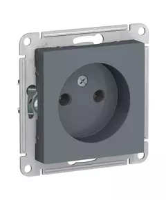 Механизм розетки 1-м СП AtlasDesign 16А IP20 без заземл. грифель SchE ATN000741