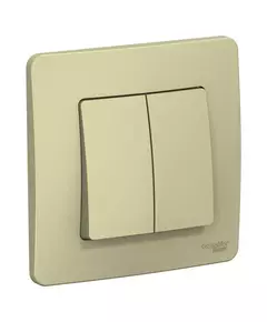 Выключатель 2-кл. СП Blanca 10А IP20 (сх. 5) 250В беж. SchE BLNVS010507