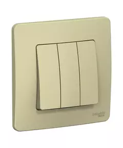 Выключатель 3-кл. СП Blanca 10А IP20 (сх. 1+1+1) 250В беж. SchE BLNVS100507